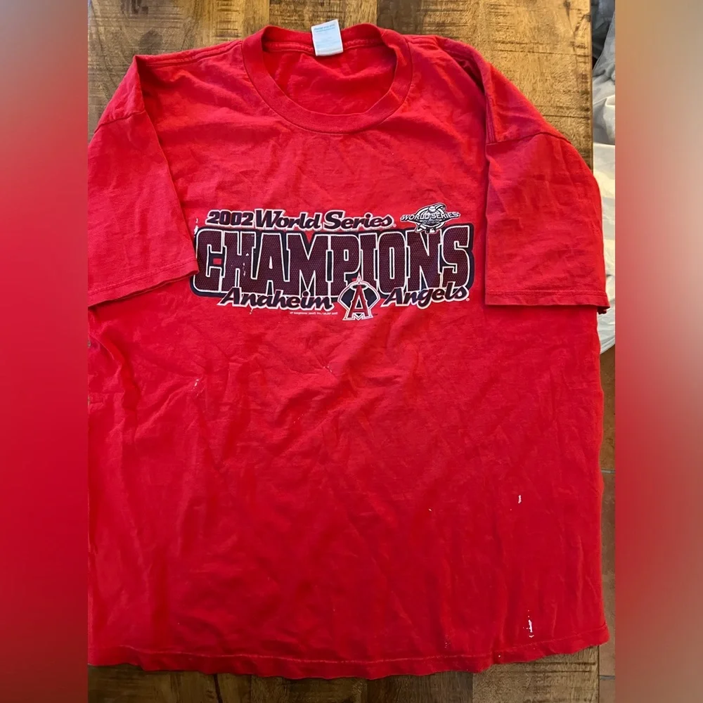 Vintage Anaheim Angels World Series t shirt - Picture 1 of 1